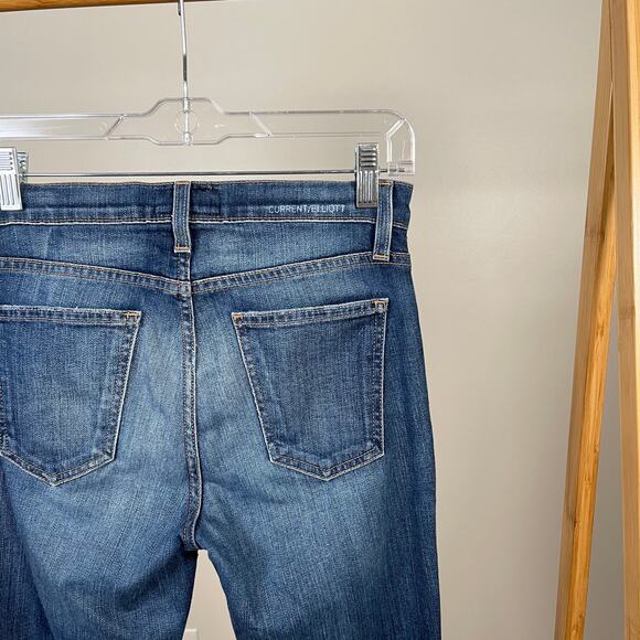 Current/Elliott • High Rise Ankle Skinny Jeans in Darcy - Picture 5 of 7